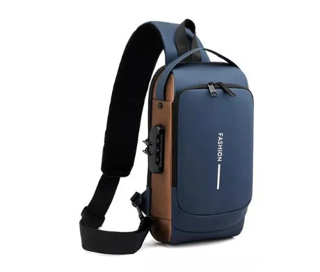 Mochila Antirrobo Smart Fashion con Contraseña y Cargador USB